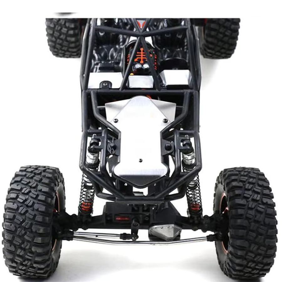 Axial Edelstahl Rumpf Rüstung, RC Crawler Auto Shell Kit, Metall, Grau - Bild 3