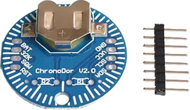 Si Tai&SH RTC Echtzeituhrmodul DS3231SN ChronoDot V2.0 I2C für Arduino in Blau - Bild 1