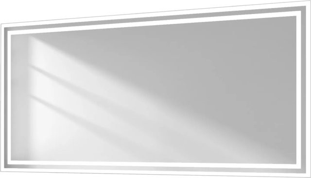 Emke LED Badezimmerspiegel mit Beleuchtung und Anti-Beschlag Funktion, B: 120 cm, H: 60 cm - Bild 1