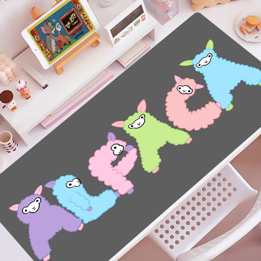 Lama Alpakas Custom Skin Tischmatte Multicolour Mousepad für PC und Tastatur - Bild 4
