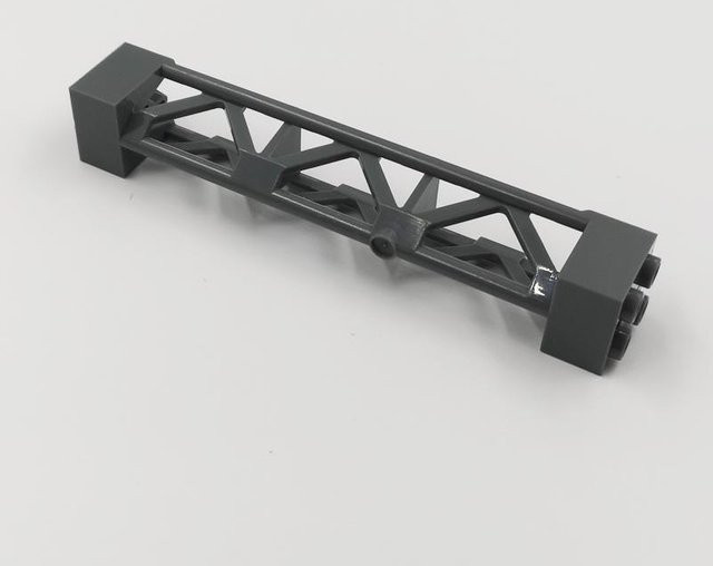 Binchi Bausteine 2x2x10 Stützpfeiler Steine, 20-teiliges Set, Grau - Bild 1