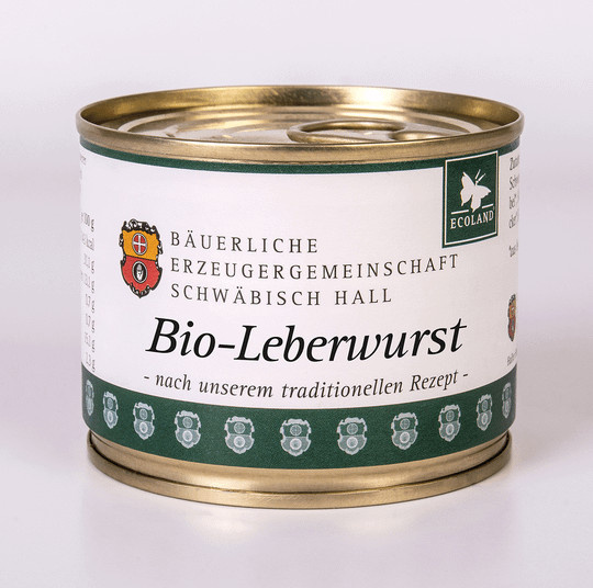 Bäuerliche Erzeugergemeinschaft Schwäbisch Hall Bio-Leberwurst 200 g - Bild 1