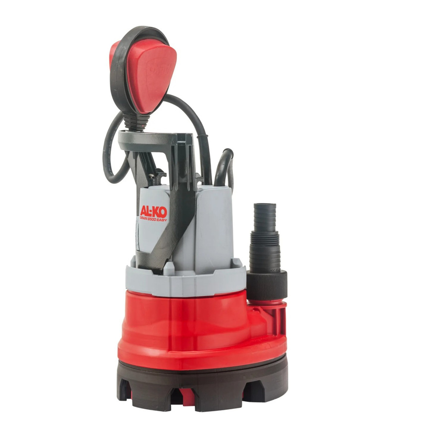AL-KO Tauchpumpe Drain 9500 Easy in Schwarz und Rot aus Kunststoff und Edelstahl - Bild 2