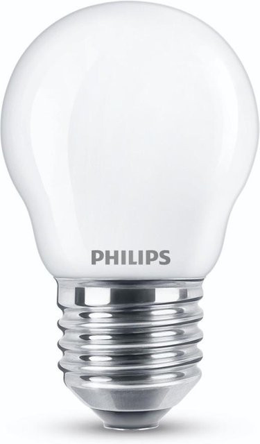 Philips LED-Leuchtmittel Classic A-bulb E27 Tropfenform, 6,5 W, Warmweiß, Weiß, H x Ø: 7,8 x 4,5 cm - Bild 1