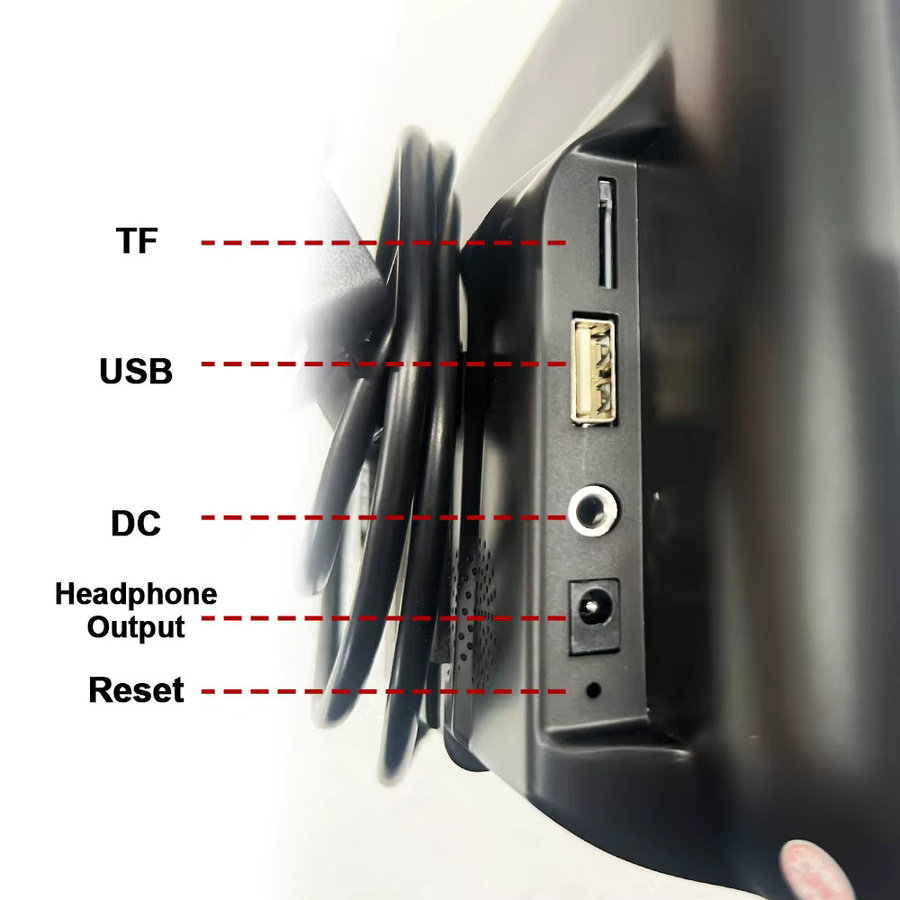 Carsanbo 8 Zoll Touchscreen-Kopfstützenmonitor MP5 mit IOS und Android Mirror Link für Multimedia-Projektion im Auto - Bild 4