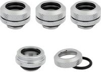 Corsair Hydro X Series XF Hardline-Armatur Viererpack Silber AD 14 mm - Bild 1
