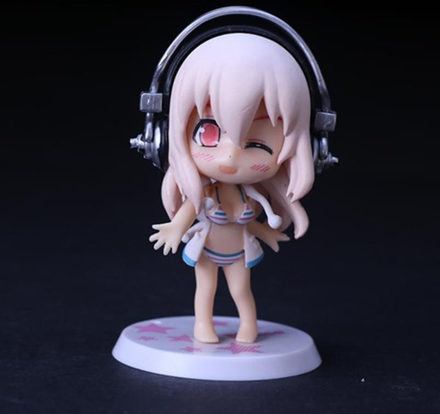 MIFEN Super Sonico Anime Figur Arbeits Badeanzug Q Version Puppen - Bild 1