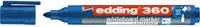 edding Whiteboard- und Flipchartmarker 360 mit feiner Spitze in Weiß, Blau und Grau - Bild 1