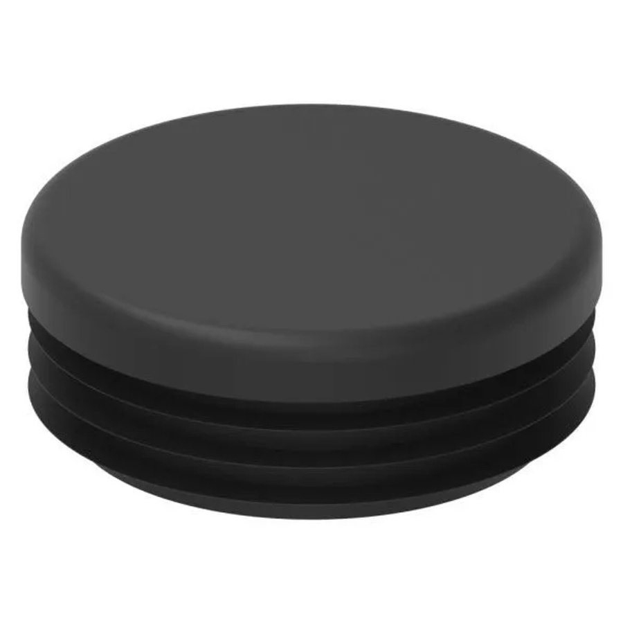 FeNau Einsteckkappe aus Kunststoff für Rohr Ø 42,4 mm, Wandstärke 1,0-2,0 mm, Schwarz - Bild 2