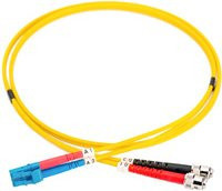 Digitus LWL Patchkabel Duplex Singlemode OS2 9/125 µm LC auf ST Gelb - Bild 1