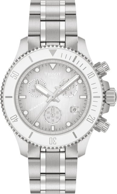 Tissot Chronograph Seastar 1000, Quarz, Edelstahl, 38 mm, Herren - Bild 1