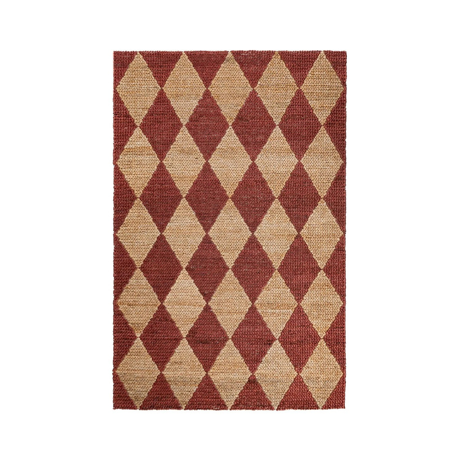 Flair Rugs Kurzflorteppich Effie in Jute-Optik, Terracotta/Orange, B: 160 cm, T: 230 cm - Bild 2
