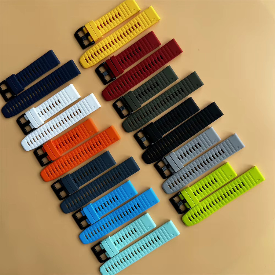 Uhrenarmband Silikon, 22/26 mm, Unisex - Bild 1