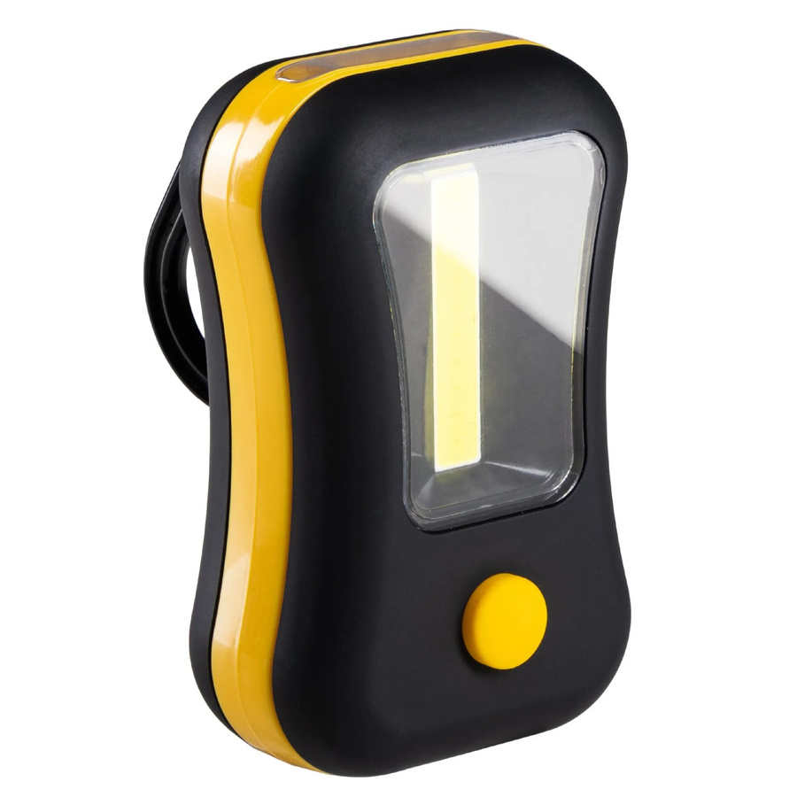 LED's Work Handlampe mit 150lm und 6500K Kaltweiß in Schwarz-gelb mit Magnetfunktion und Notlichtfunktion IP20 - Bild 2