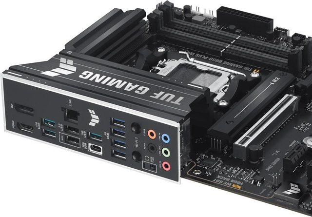 Asus TUF GAMING B850-PLUS WIFI Mainboard ATX mit AM5 Sockel, DDR5, Wi-Fi 7 und Bluetooth in Schwarz - Bild 1