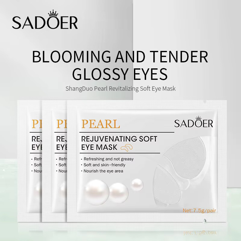 SADOER Crystal Collagen Augenmaske, 10 Paar, Gel, Unisex - Bild 2