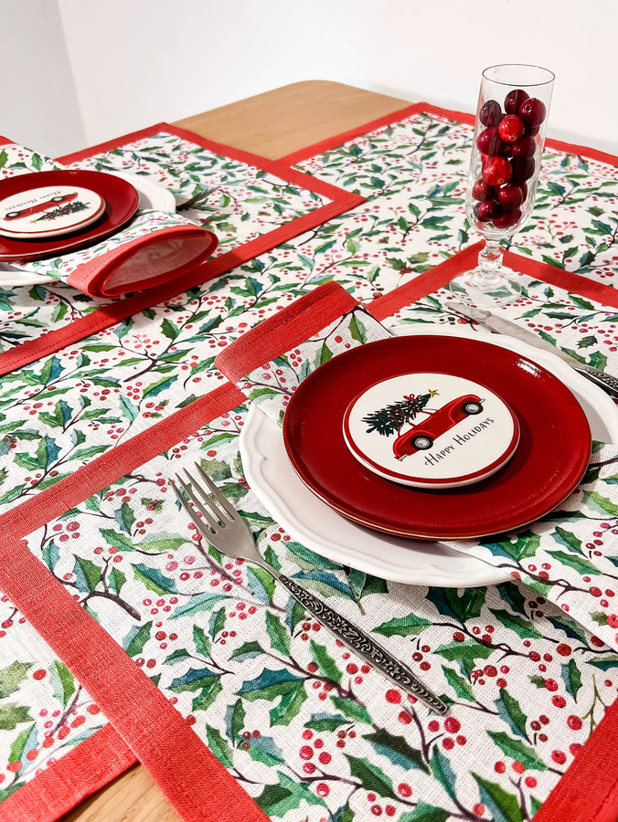JIT Tischläufer Festive Berries für deine Weihnachtsdekoration - Bild 3
