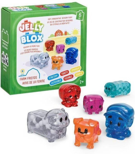 GOLIATH Jelly Blox Bauernhof-Freunde, Konstruktionsspielzeug, ab 2 Jahren - Bild 1