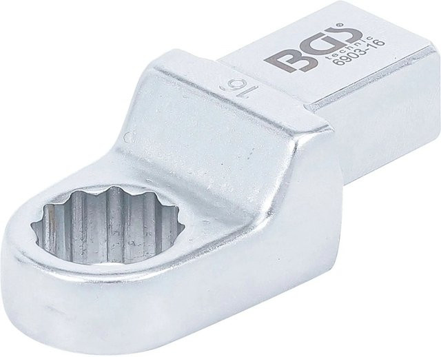 BGS Einsteck Ringschlüssel aus Chrom-Vanadium in Silber mit 16 mm Aufnahme - Bild 1