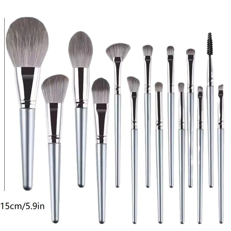 zephoco Make-up-Pinsel-Set, 14-teilig, Unisex - Bild 3