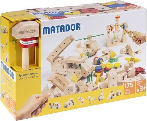 Matador Maker Baukasten Konstruktions-Set mit 175 Teilen für Kinder ab 3 Jahren - Bild 1