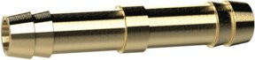 Riegler Doppelschlauchtülle aus Messing für Schlauch LW 25 mm, Farbe: Gold, Länge: 77 mm - Bild 1