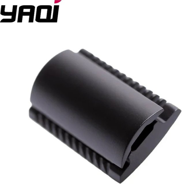 YAQI Matte A Dual Comb Dual Aggression Level Rasierkopf, Schwarz, Herren - Bild 1