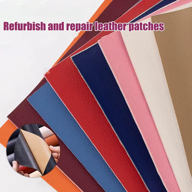 Selbstklebendes Leder-Reparaturpflasterband in Multicolour, 20 x 10 cm für Sofa, Autositz und Taschen - Bild 2