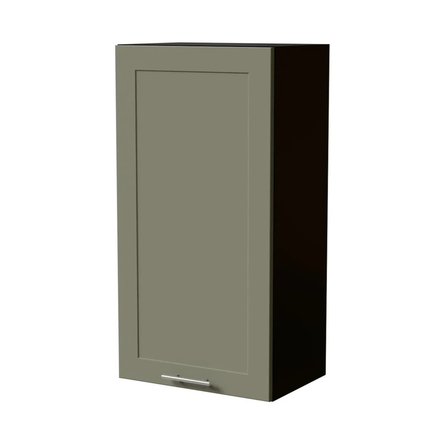 Feldmann-Wohnen Hängeschrank Oslo Küchenschrank in Schwarz und Reed Green Matt mit Soft-Close-Türen, B/T/H: 50 x 32,5 x 96 cm - Bild 2