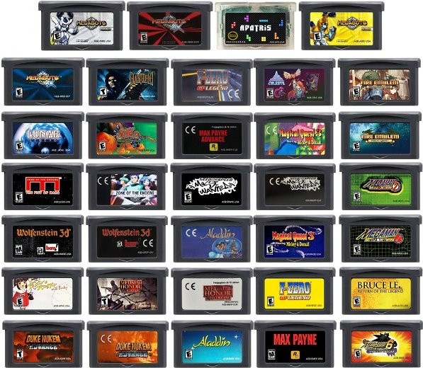 Bandai Game Boy Advance Modul mit Metabee, F-Zero, Wolfenstein 3D, Celeste, Duke, Max Payne und Magical Quest in Multicolour - Bild 1