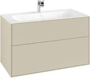 Villeroy & Boch Waschtischunterschrank Finion in Silk Grey Matt Lacquer, Wandmontage, B/H/T: 99,6 x 59,1 x 49,8 cm - Bild 1