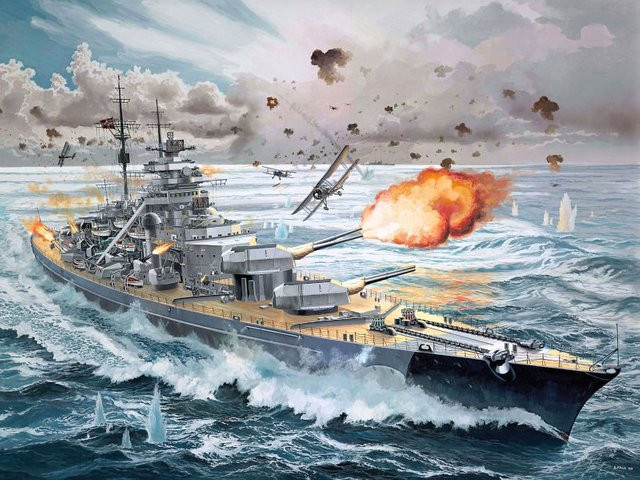 Revell Bismarck, Modellbau, 1:350, ab 14 Jahre - Bild 5