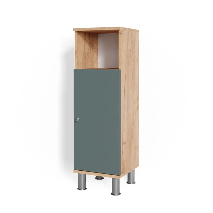 Vicco Midischrank Fynn Badschrank für das Badezimmer in Eiche Grün, B/H: 30 x 95 cm - Bild 2