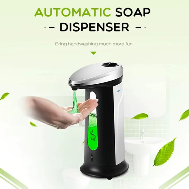 NOCCLILI Automatischer berührungsloser Induktions-Seifenspender aus ABS für Badezimmer und Küche in Weiß - Bild 3