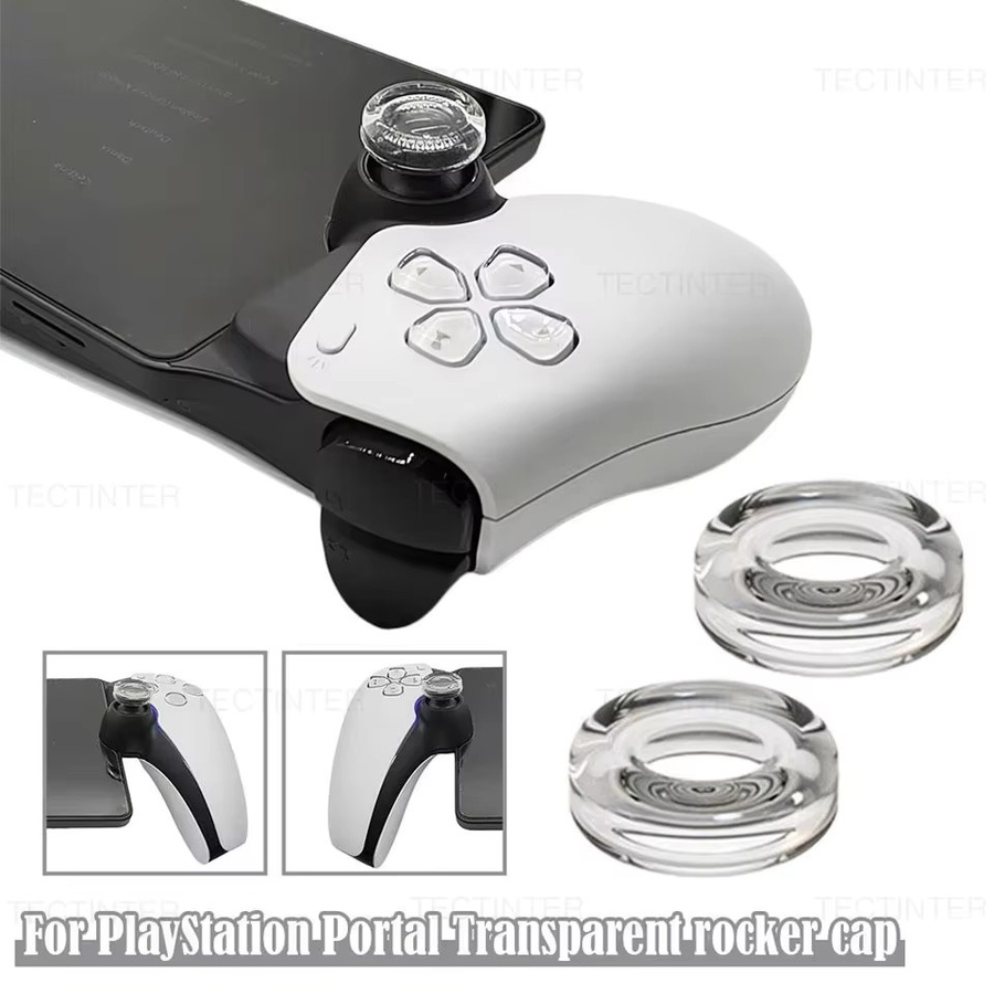 TECTINTER Transparente Flüssigsilikon-Rocker-Kappen für PlayStation Portal und Nintendo Switch Controller Zubehör - Bild 2