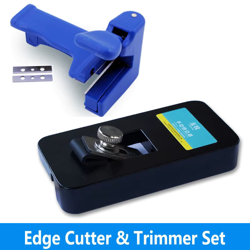 YOMO Kantenanleimschneider mit Trimmer-Set für Holz und PVC, manuelles Werkzeugset für 1 mm, 2 mm und 3 mm Kantenband - Bild 2