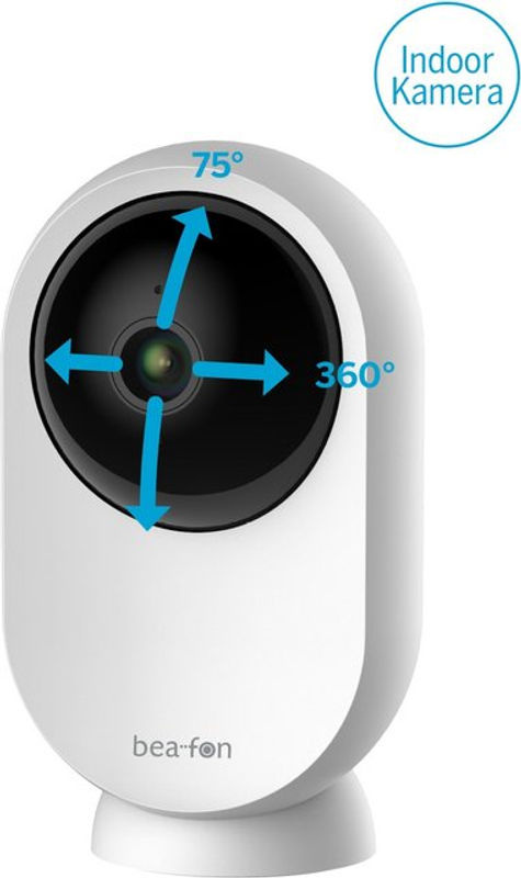 Bea-Fon Tracer 2T Überwachungskamera Innenkamera in Weiß mit Wi-Fi und USB-C - Bild 2