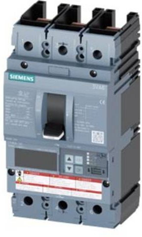 Siemens 3VA6210-6KM31-2AA0 Leistungsschalter in Grau mit einem Einstellbereich von 40 - 100A und einer maximalen Schaltspannung von 600 V/AC - Bild 1