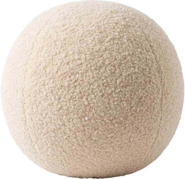 Dekokissen Evila Originals in Beige aus Polyester, Durchmesser: 20 cm - Bild 1