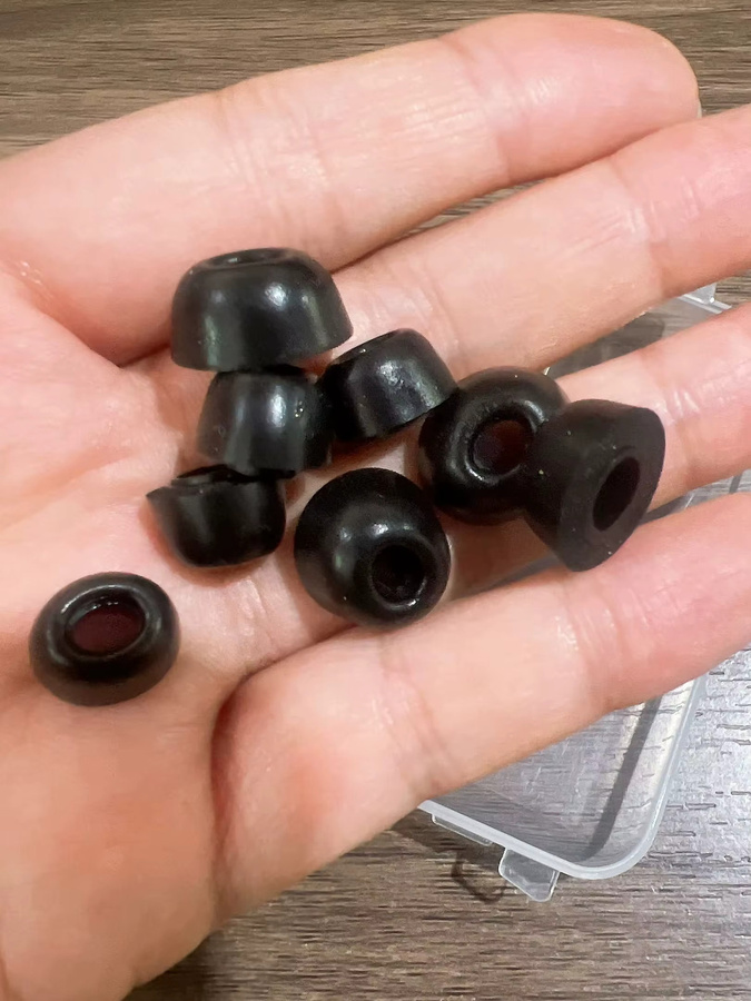 Trig Rain Memory-Schaum-Ohrstöpsel für AirPods Pro 3 in Schwarz zur Geräuschisolierung und rutschfesten Fixierung - Bild 4