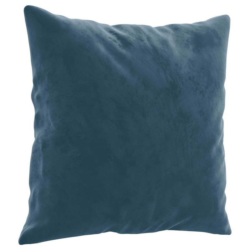 vidaXL Zierkissen Set aus Samt in Blau, 2 Stück, B/T/H: 40 x 40 x 40 cm - Bild 4