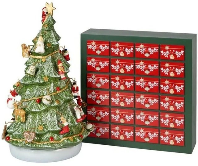 Villeroy & Boch Christmas Toys Memory Adventskalender mit 3D Baum in Multicolor - Bild 1