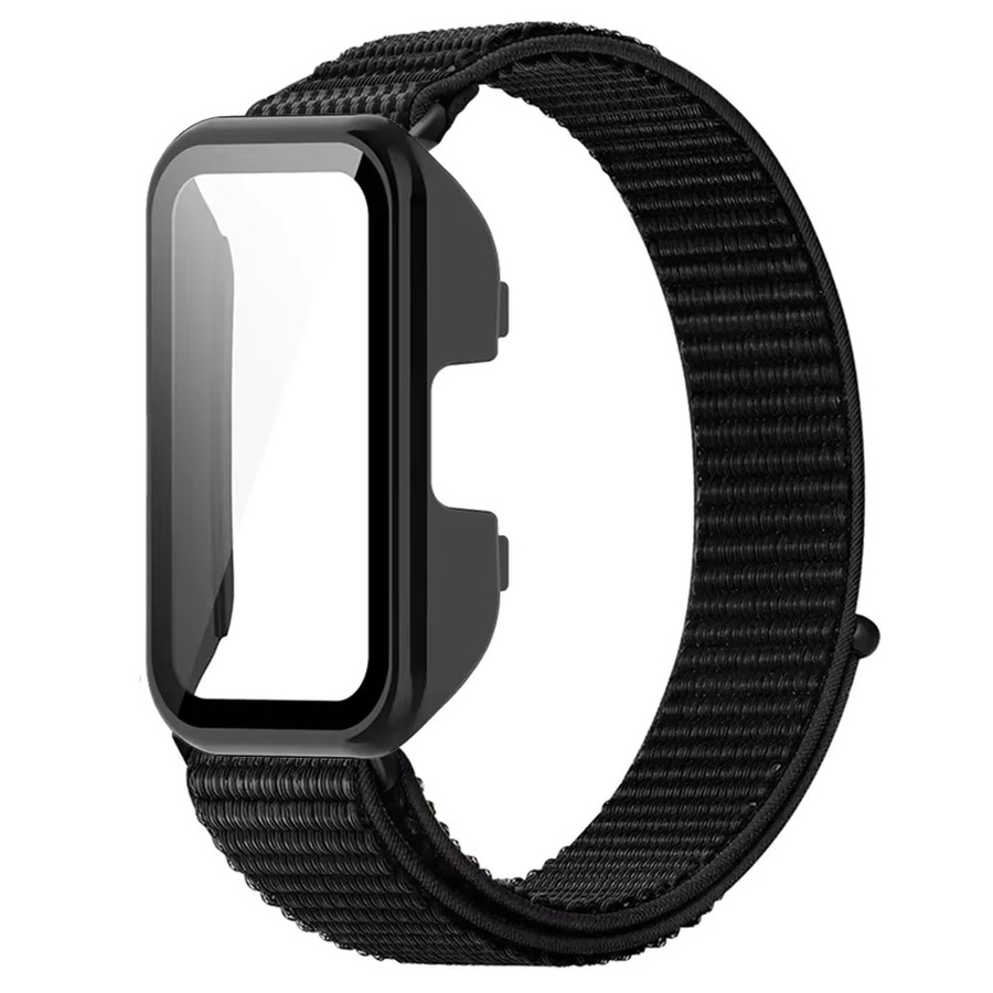 Uhrenarmband Nylon, Schwarz, Unisex - Bild 3
