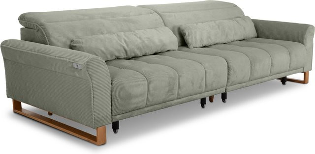 Megasofa Sansibar Skeda Polstersofa mit verstellbarer Sitztiefe und Kopfstütze, B/T/H: 280 x 128 x 108 cm - Bild 1