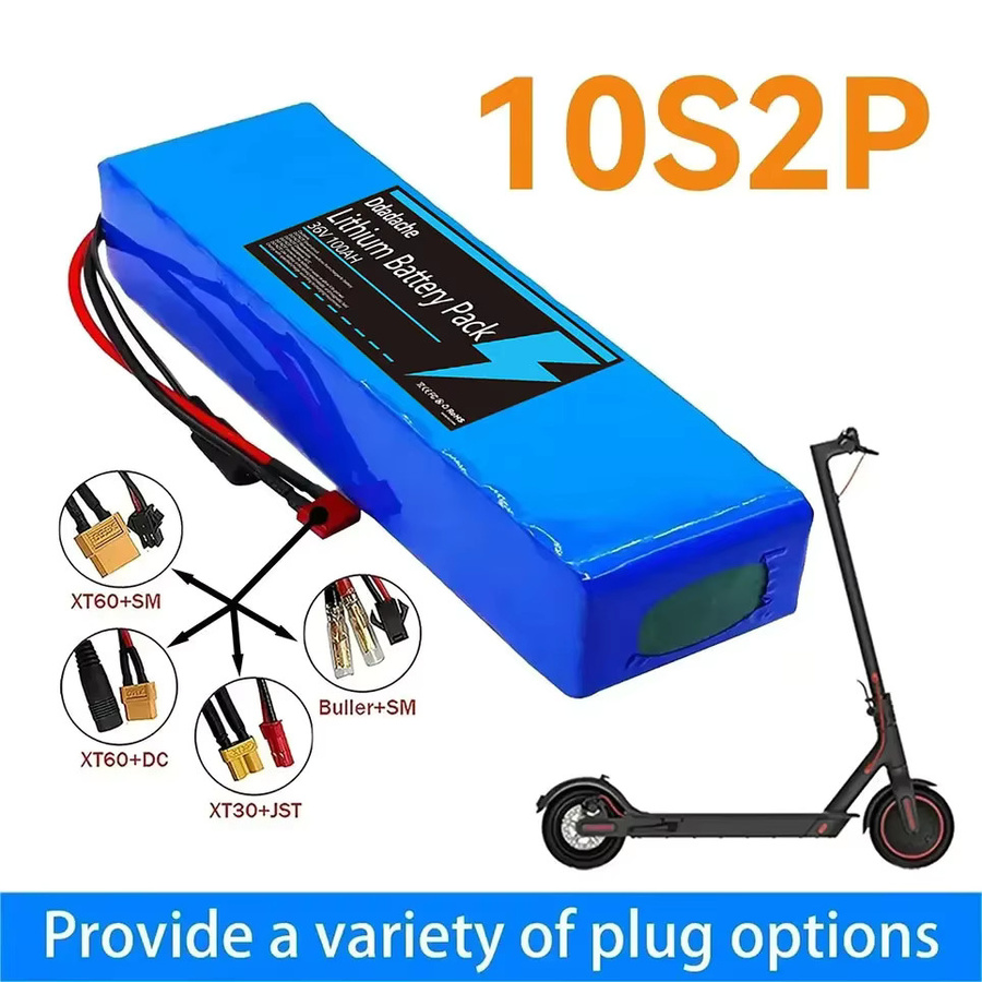Original 10S2P Lithium-Ionen-Akku für 500W Elektroroller, 36V, 100000mAh, Blau - Bild 3