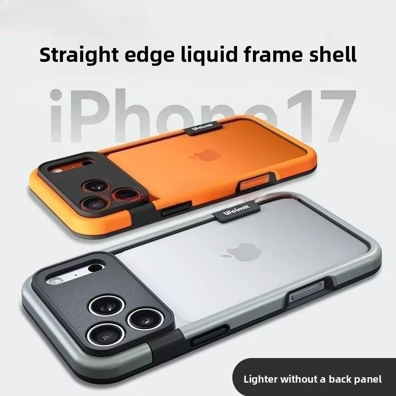 Stoßfeste Silikon-Schutzhülle mit weichem Rand für Apple iPhone 17 Pro Max, 16, 15, 14 Plus, 13 in Mehrfarbig und Grau - Bild 1