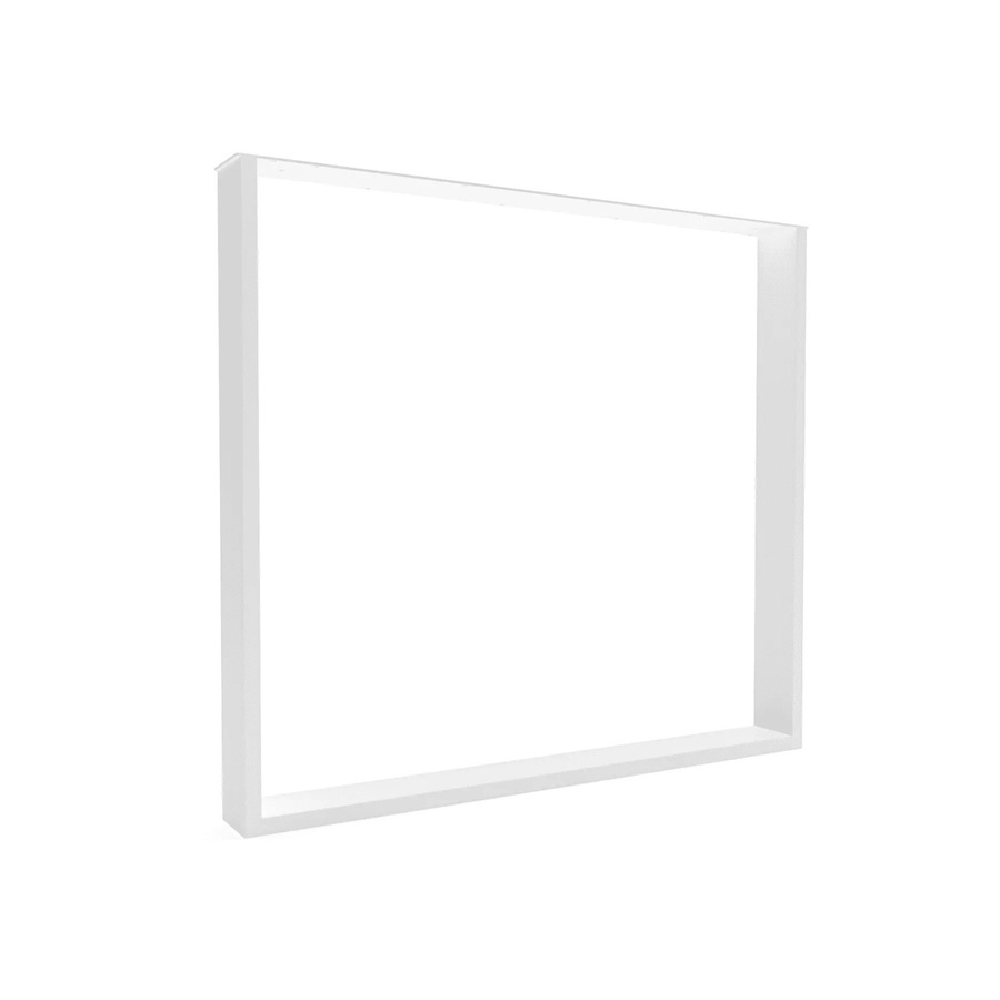 HEVVA Tischkufe BASEL Tischbein aus Metall in Weiß, Tiefe: 80 cm, Höhe: 72 cm - Bild 1