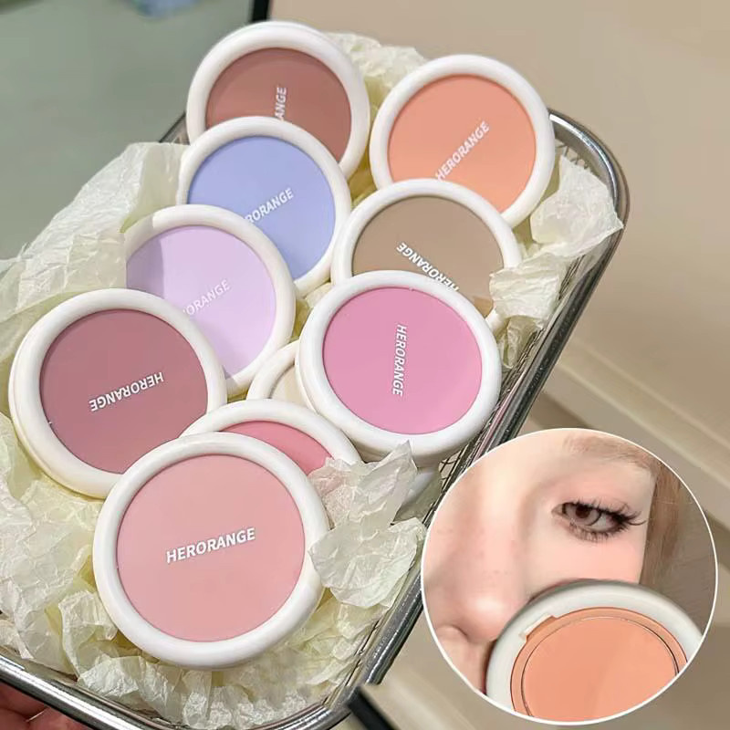 HERORANGE Monochrome Gesichts-Rouge-Palette, Rosa, Puder - Bild 2