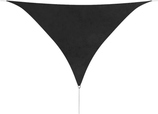 vidaXL Sonnensegel aus Oxford-Gewebe Dreieckig Anthrazit B/T/H: 5 x 5 x 5 m - Bild 1