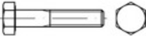 TOOLCRAFT Sechskantschraube M20 DIN 931 aus Stahl, galvanisch verzinkt, Farbe: Silber, 10 Stück, Länge: 290 mm - Bild 1